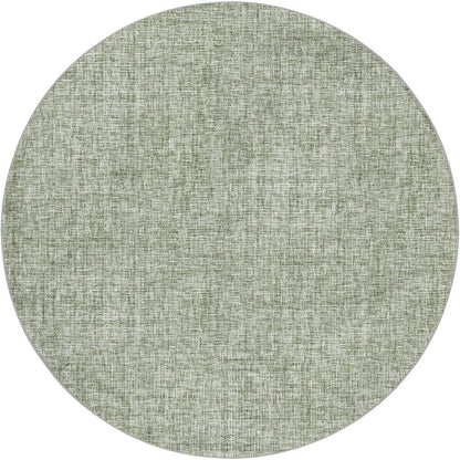 Luxury Washable Voyage VY1 Green 8' x 8' Rug