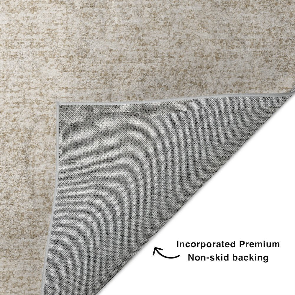 Luxury Washable Voyage VY2 Brown 8' x 8' Rug