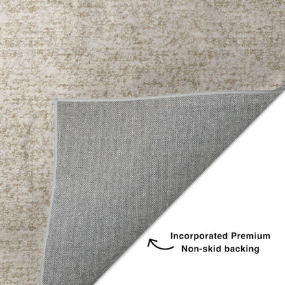 Luxury Washable Voyage VY2 Brown 8' x 8' Rug