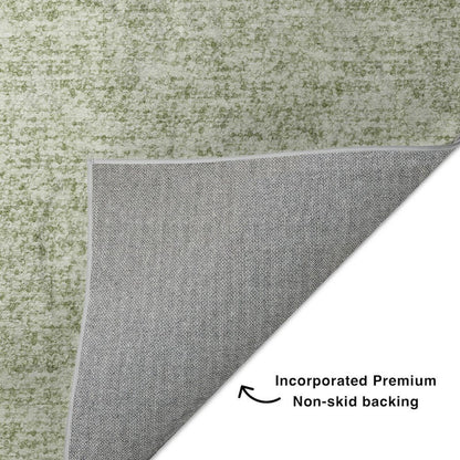 Luxury Washable Voyage VY2 Green 1'8" x 2'6" Rug