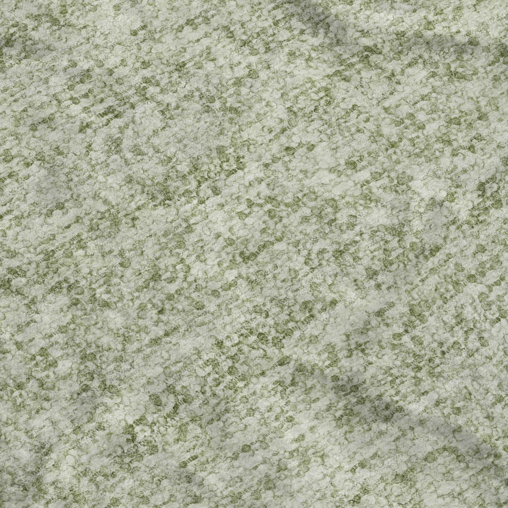 Luxury Washable Voyage VY2 Green 8' x 8' Rug