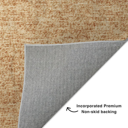 Luxury Washable Voyage VY2 Orange 8' x 10' Rug