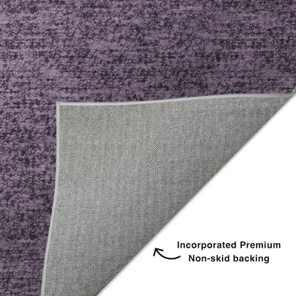 Luxury Washable Voyage VY2 Purple 1'8" x 2'6" Rug