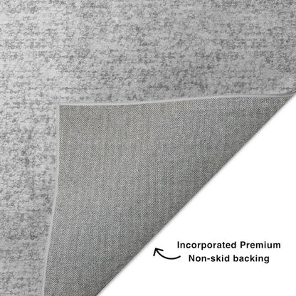 Luxury Washable Voyage VY2 Gray 8' x 8' Rug