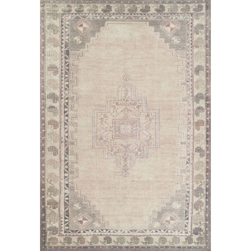 Contemporary Rectangle Area Rug, Sand, 5' X 8'