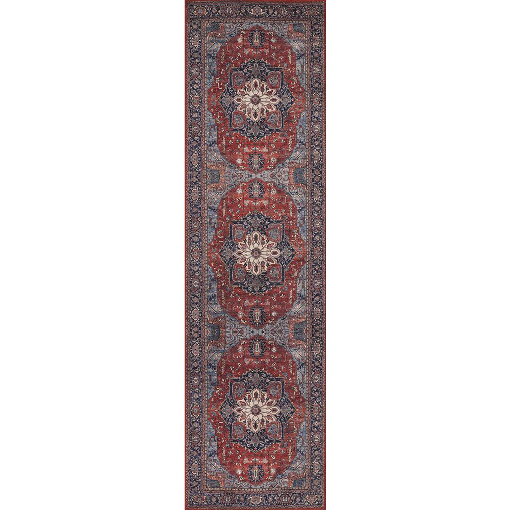 Traditional Rectangle Area Rug, Red, 10' X 14'