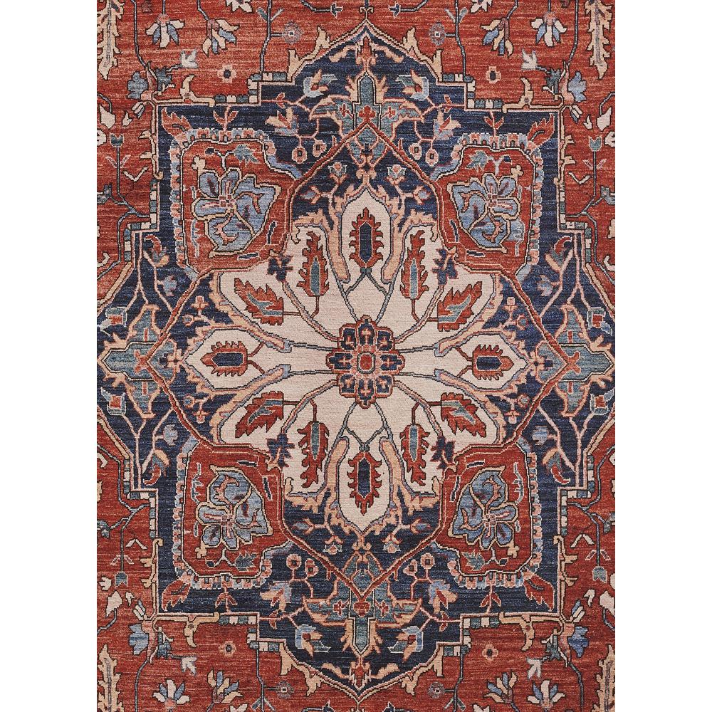 Traditional Rectangle Area Rug, Red, 10' X 14'