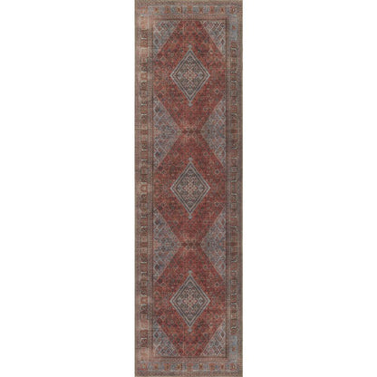 Traditional Rectangle Area Rug, Copper, 10' X 14'