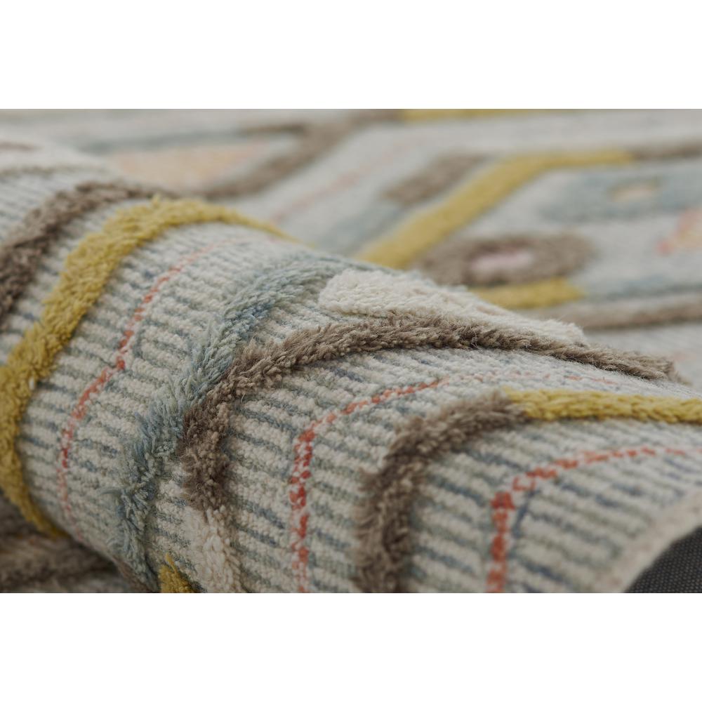 Contemporary Rectangle Area Rug, Multi, 5' X 8'