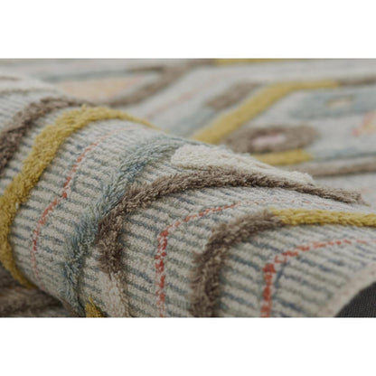 Contemporary Rectangle Area Rug, Multi, 5' X 8'