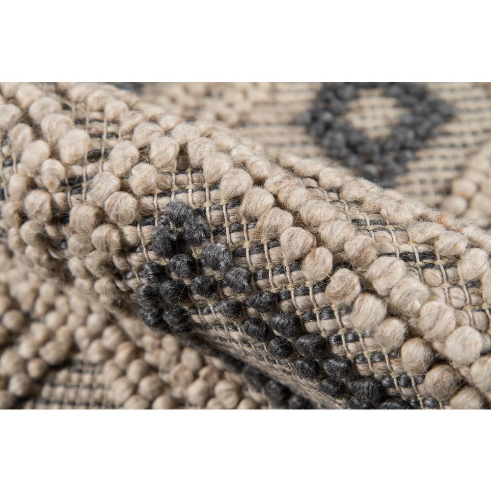 Contemporary Runner Area Rug, Beige, 2'3" X 8' Runner