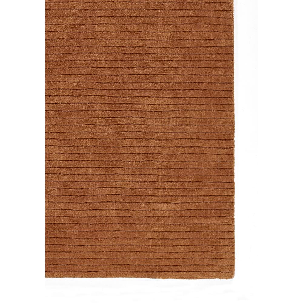 Contemporary Rectangle Area Rug, Rust, 5' X 8'
