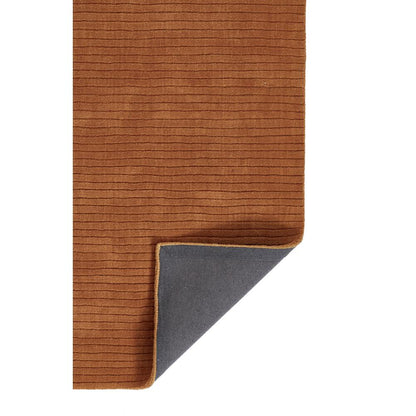 Contemporary Rectangle Area Rug, Rust, 5' X 8'