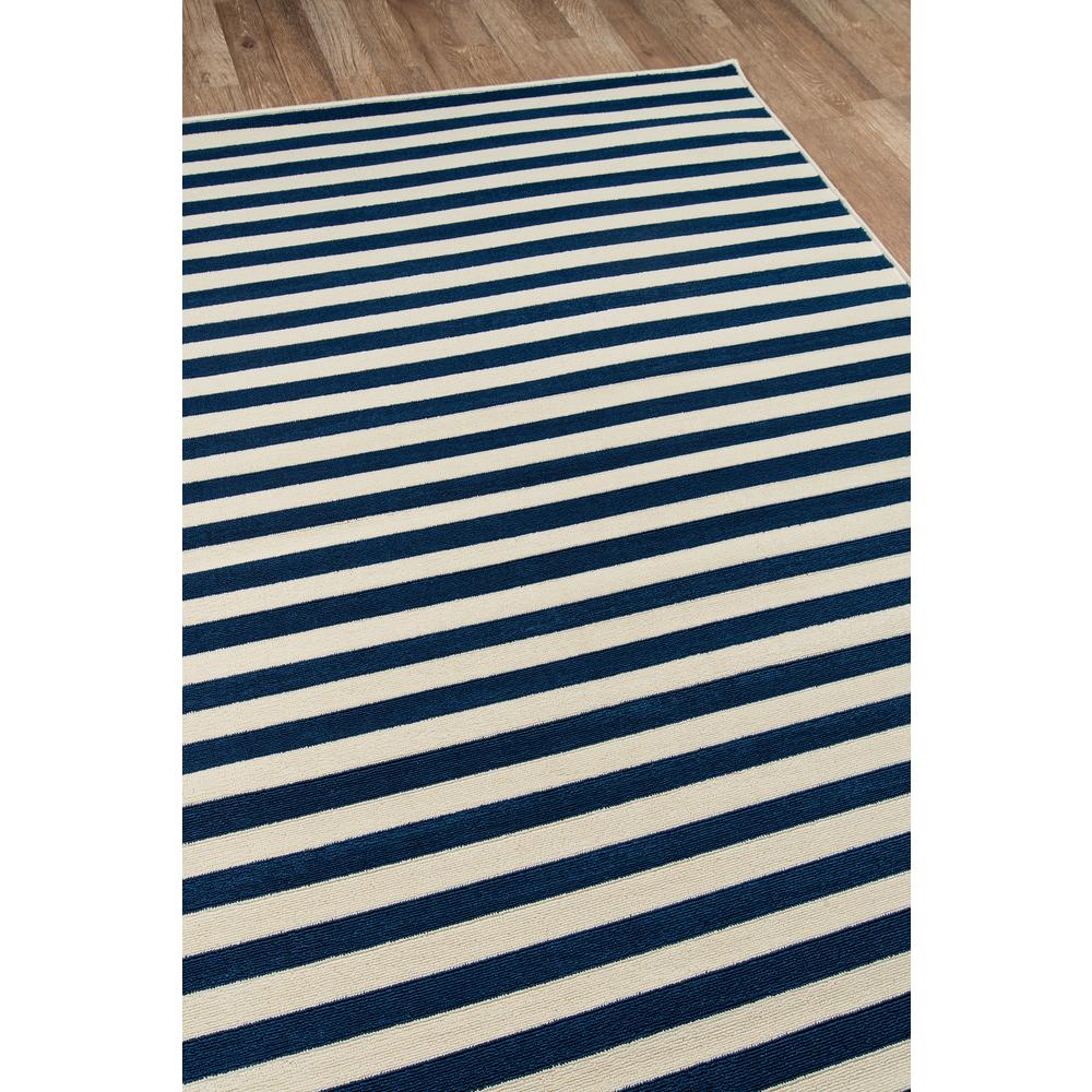 Contemporary Rectangle Area Rug, Navy, 2'3" X 4'6"