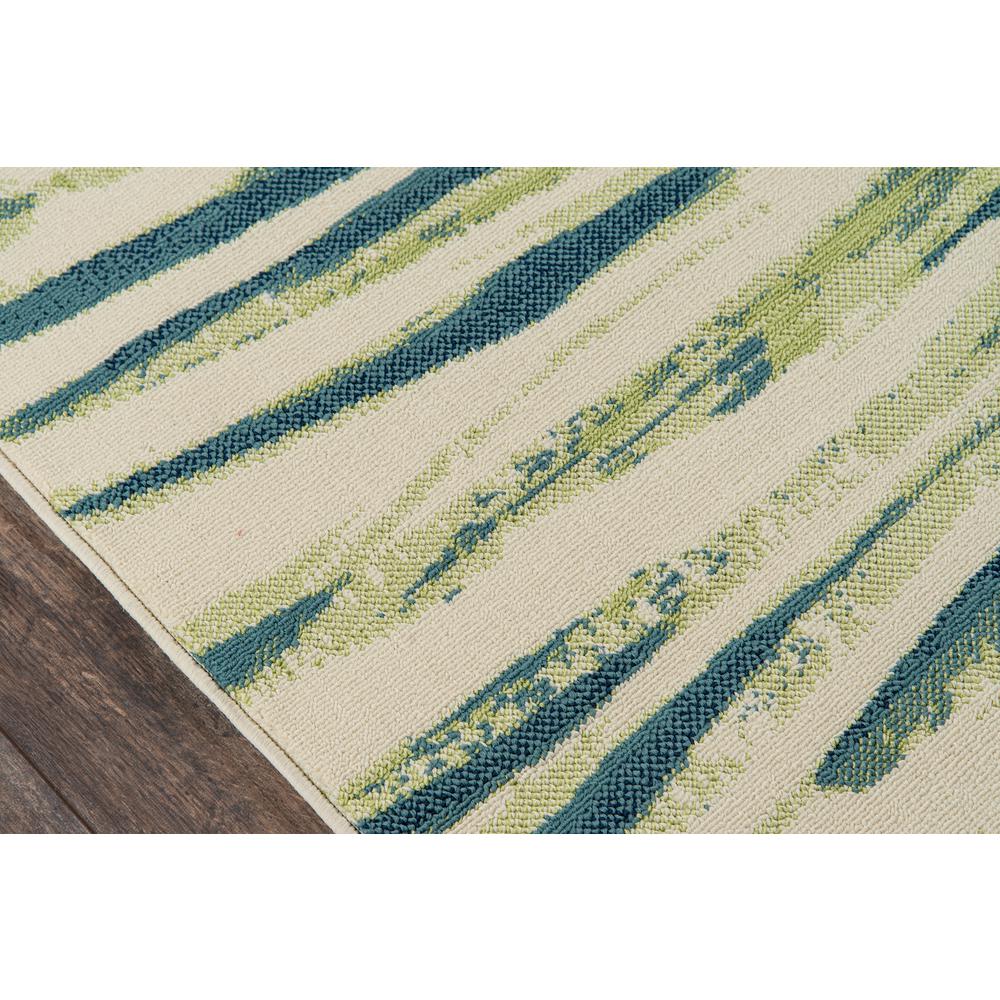 Contemporary Rectangle Area Rug, Green, 2'3" X 4'6"