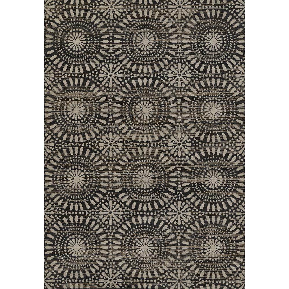 Transitional Oval Area Rug, Neutral, 2'3" X 4'6"