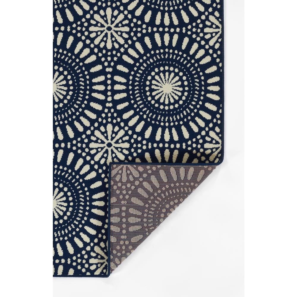 Transitional Oval Area Rug, Navy, 2'3" X 4'6"