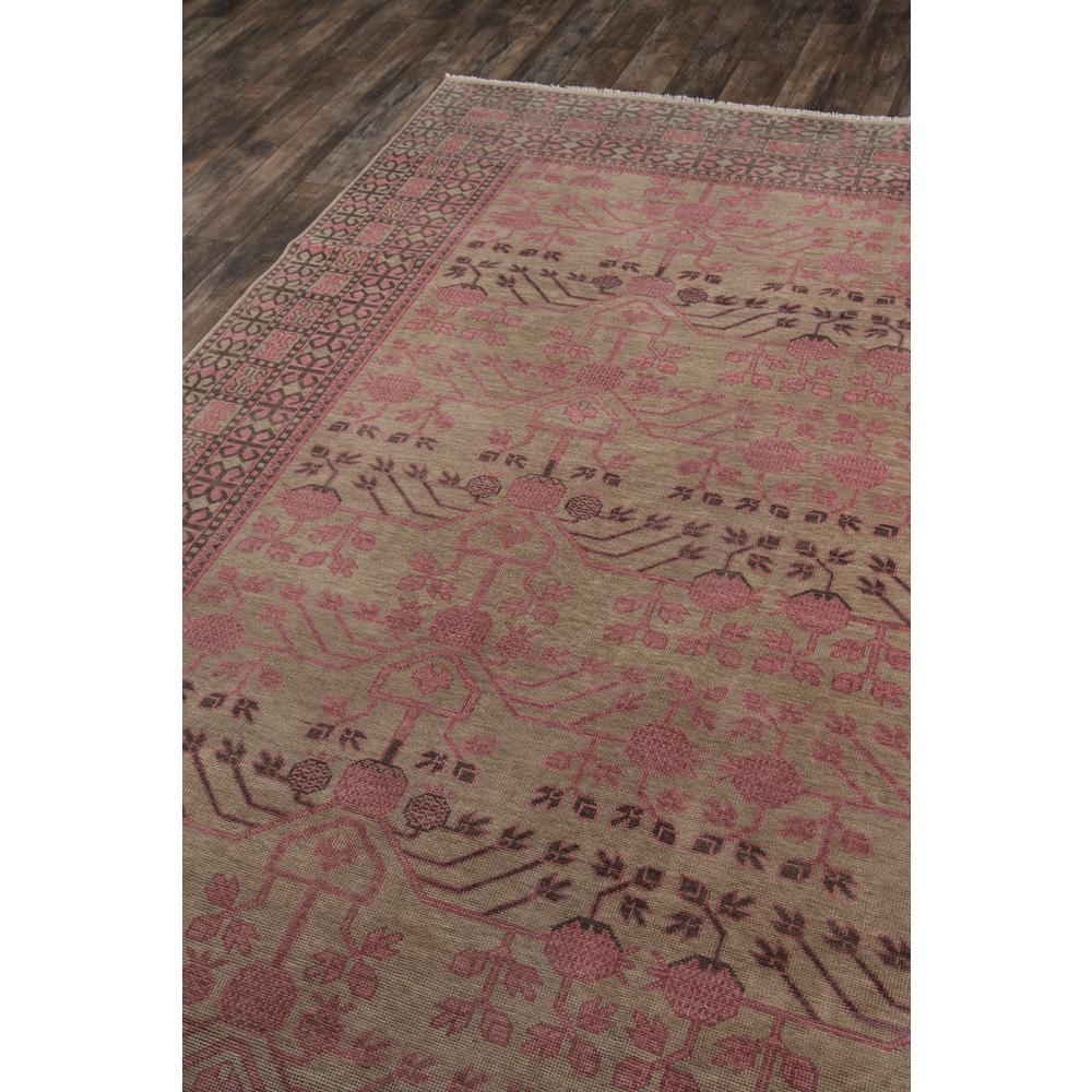 Traditional Rectangle Area Rug, Pink, 3'9" X 5'9"