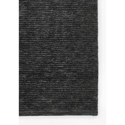 Transitional Runner Area Rug, Charcoal, 2'3" X 8' Runner