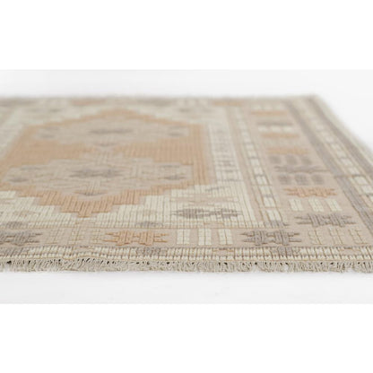 Traditional Rectangle Area Rug, Blush, 2' X 3'