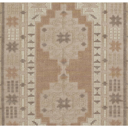 Traditional Rectangle Area Rug, Blush, 2' X 3'