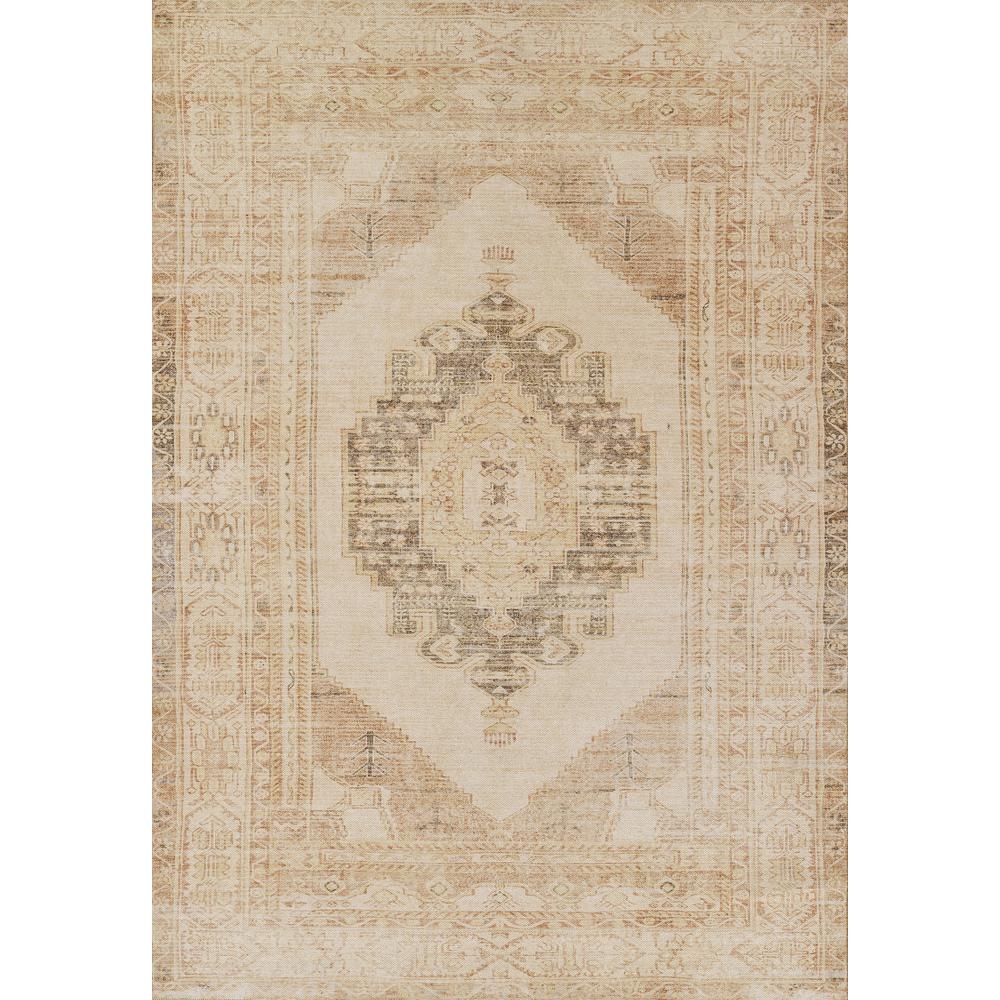 Traditional Runner Area Rug, Beige, 2'3" X 7'6" Runner