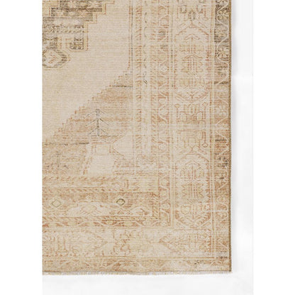 Traditional Runner Area Rug, Beige, 2'3" X 7'6" Runner