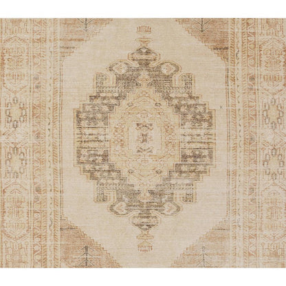 Traditional Runner Area Rug, Beige, 2'3" X 7'6" Runner