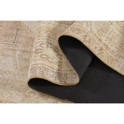 Traditional Runner Area Rug, Beige, 2'3" X 7'6" Runner