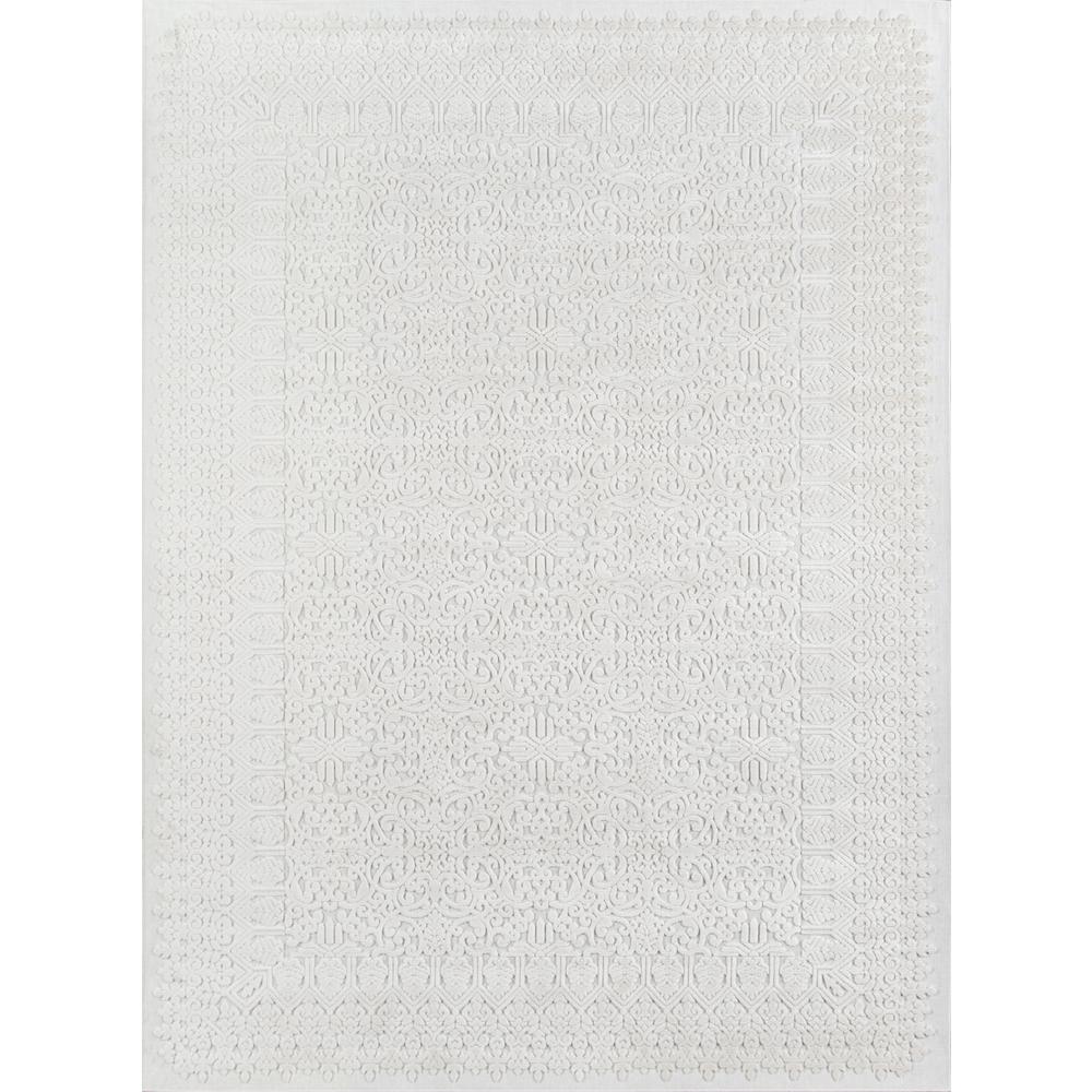 Traditional Runner Area Rug, Ivory, 2'3" X 7'6" Runner
