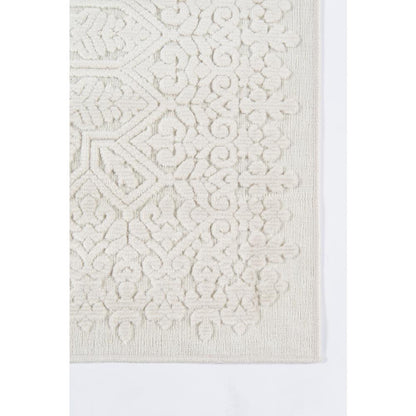 Traditional Runner Area Rug, Ivory, 2'3" X 7'6" Runner