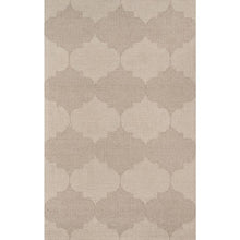 Contemporary Rectangle Area Rug, Beige, 3'6" X 5'6"