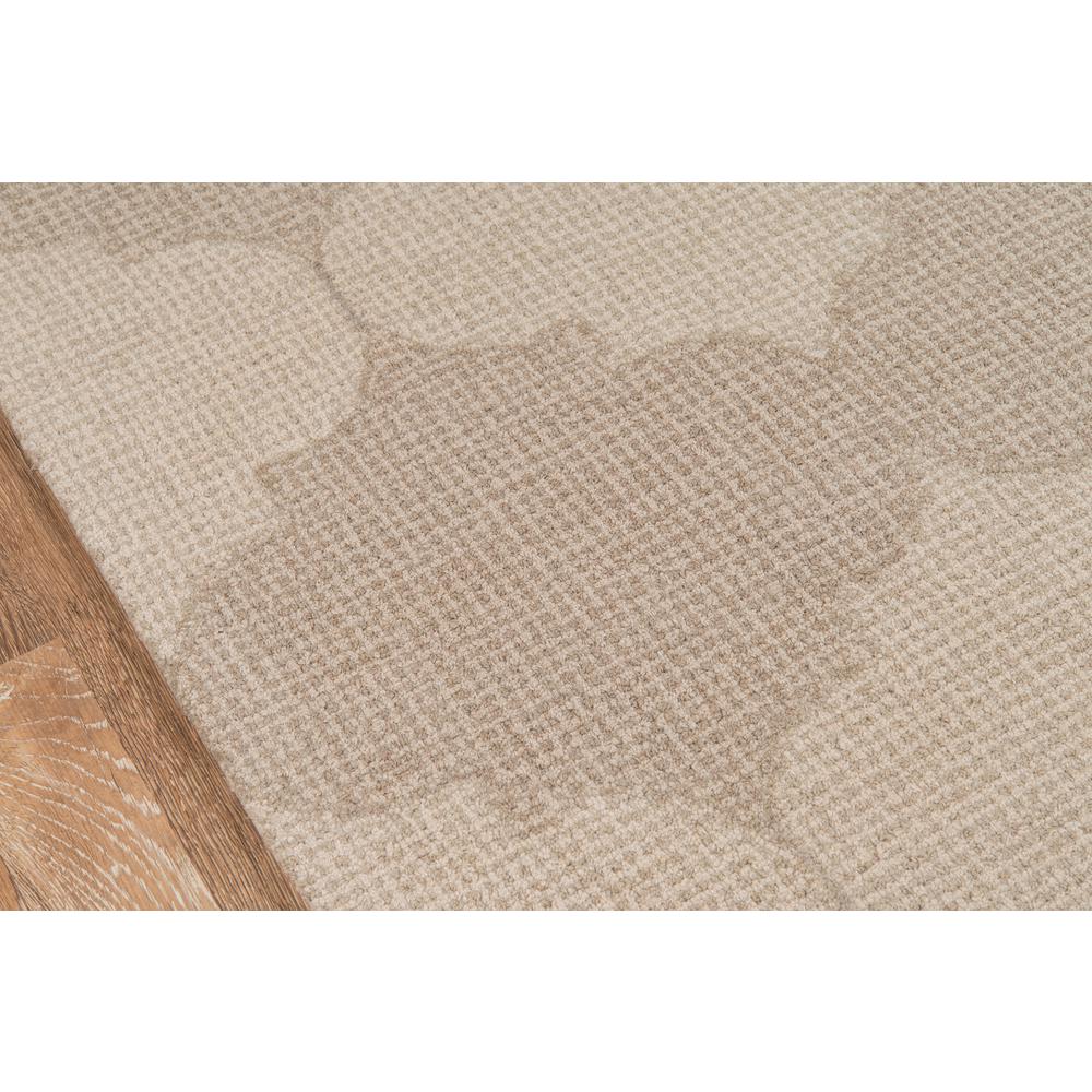 Contemporary Rectangle Area Rug, Beige, 3'6" X 5'6"