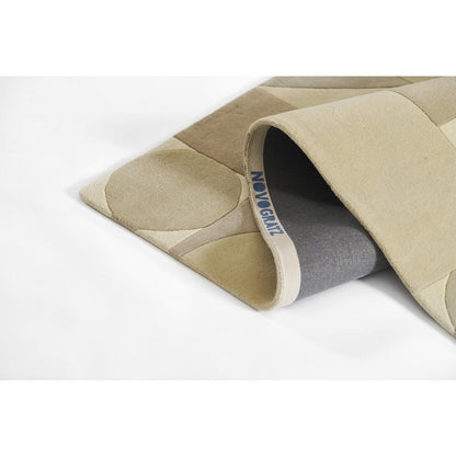 Modern Rectangle Area Rug, Neutral, 3'6" X 5'6"