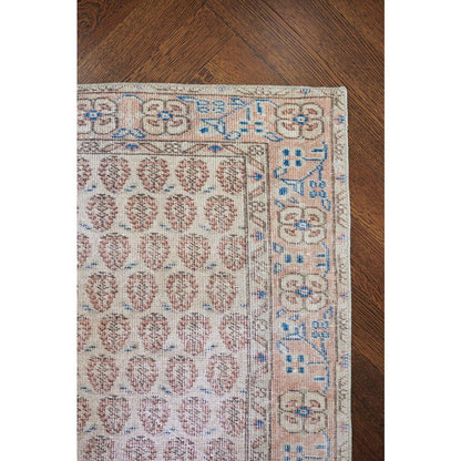 Traditional Rectangle Area Rug, Blush, 2' X 3'