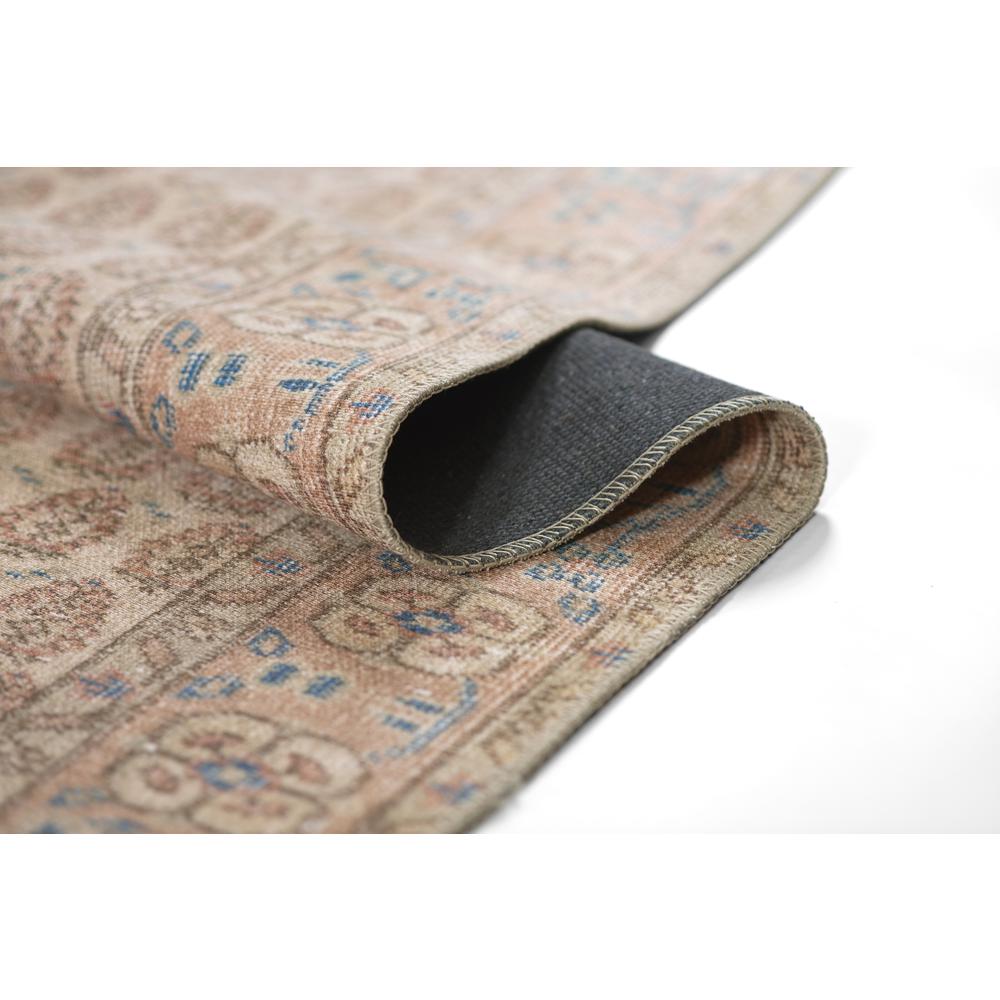 Traditional Rectangle Area Rug, Blush, 2' X 3'