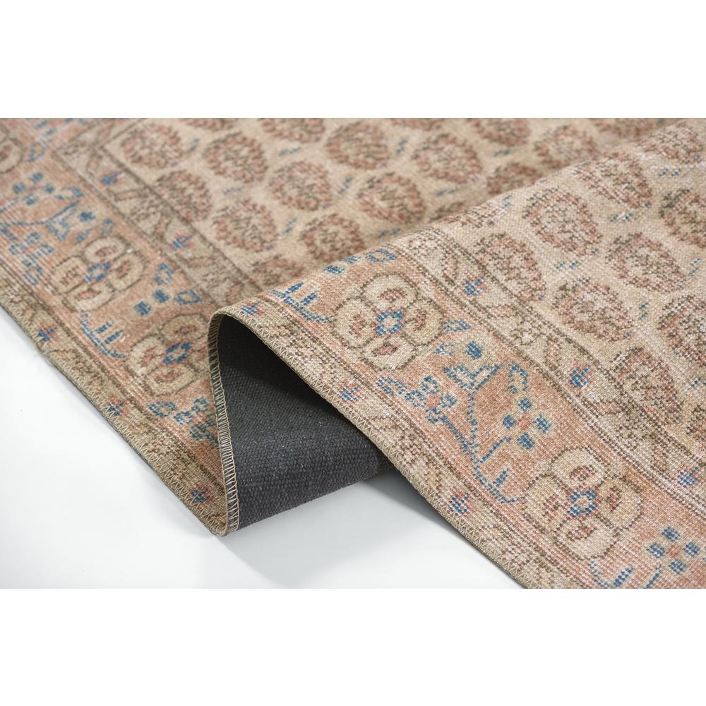 Traditional Rectangle Area Rug, Blush, 2' X 3'
