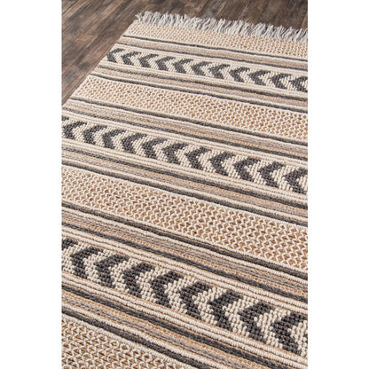 Transitional Runner Area Rug, Charcoal, 2'3" X 7'6" Runner