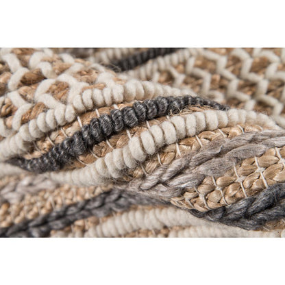Transitional Runner Area Rug, Charcoal, 2'3" X 7'6" Runner
