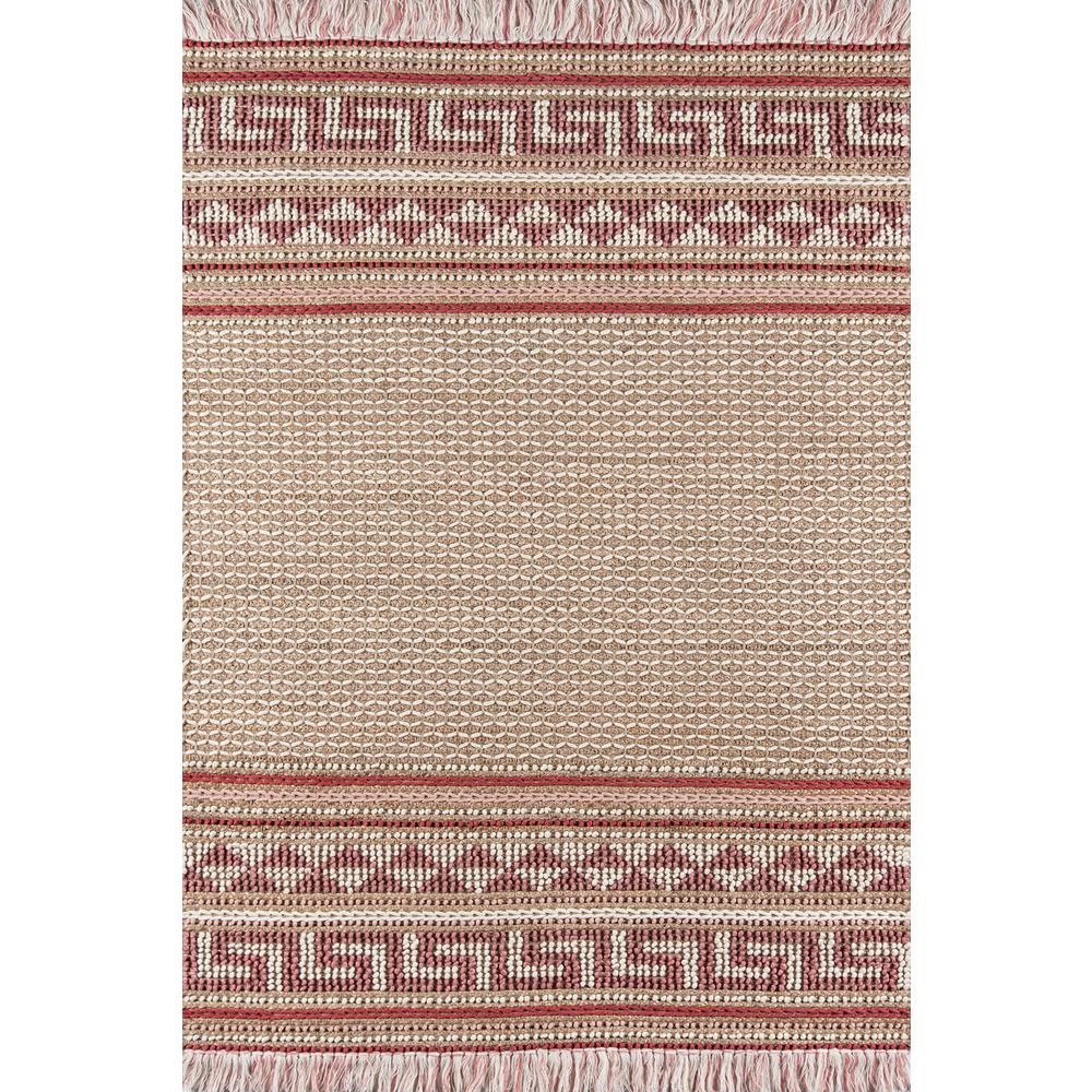 Transitional Runner Area Rug, Pink, 2'3" X 7'6" Runner