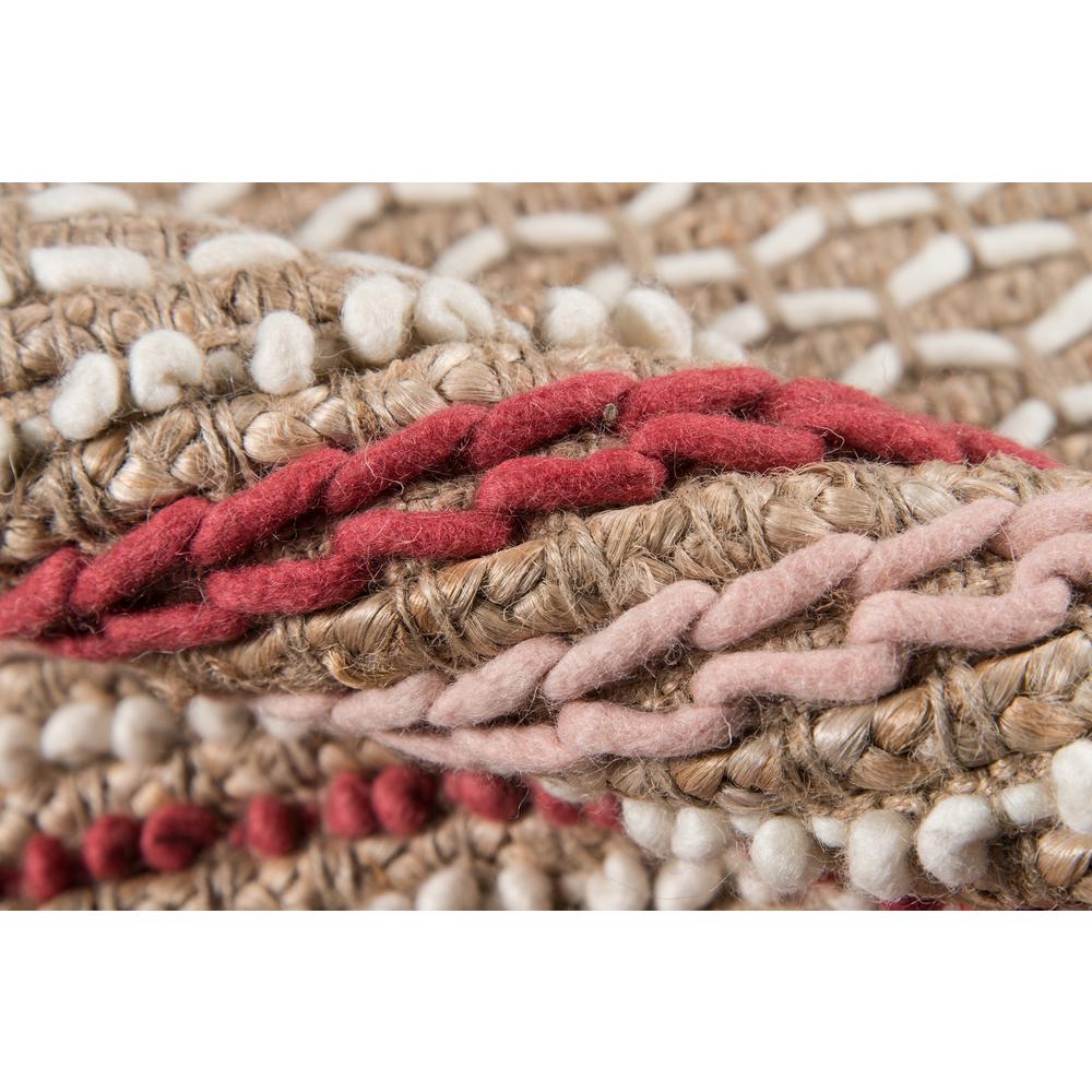 Transitional Runner Area Rug, Pink, 2'3" X 7'6" Runner