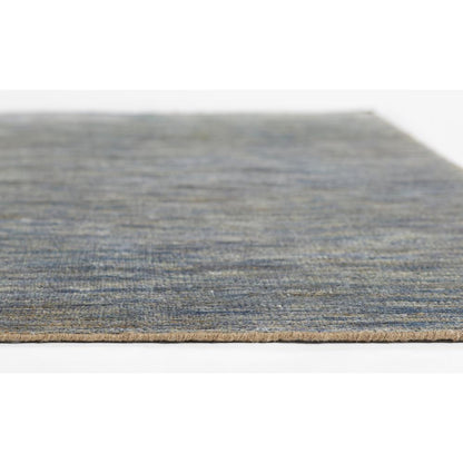 Transitional Runner Area Rug, Blue, 2'3" X 8' Runner