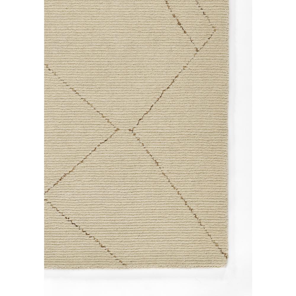Contemporary Runner Area Rug, Ivory, 2'3" X 8' Runner