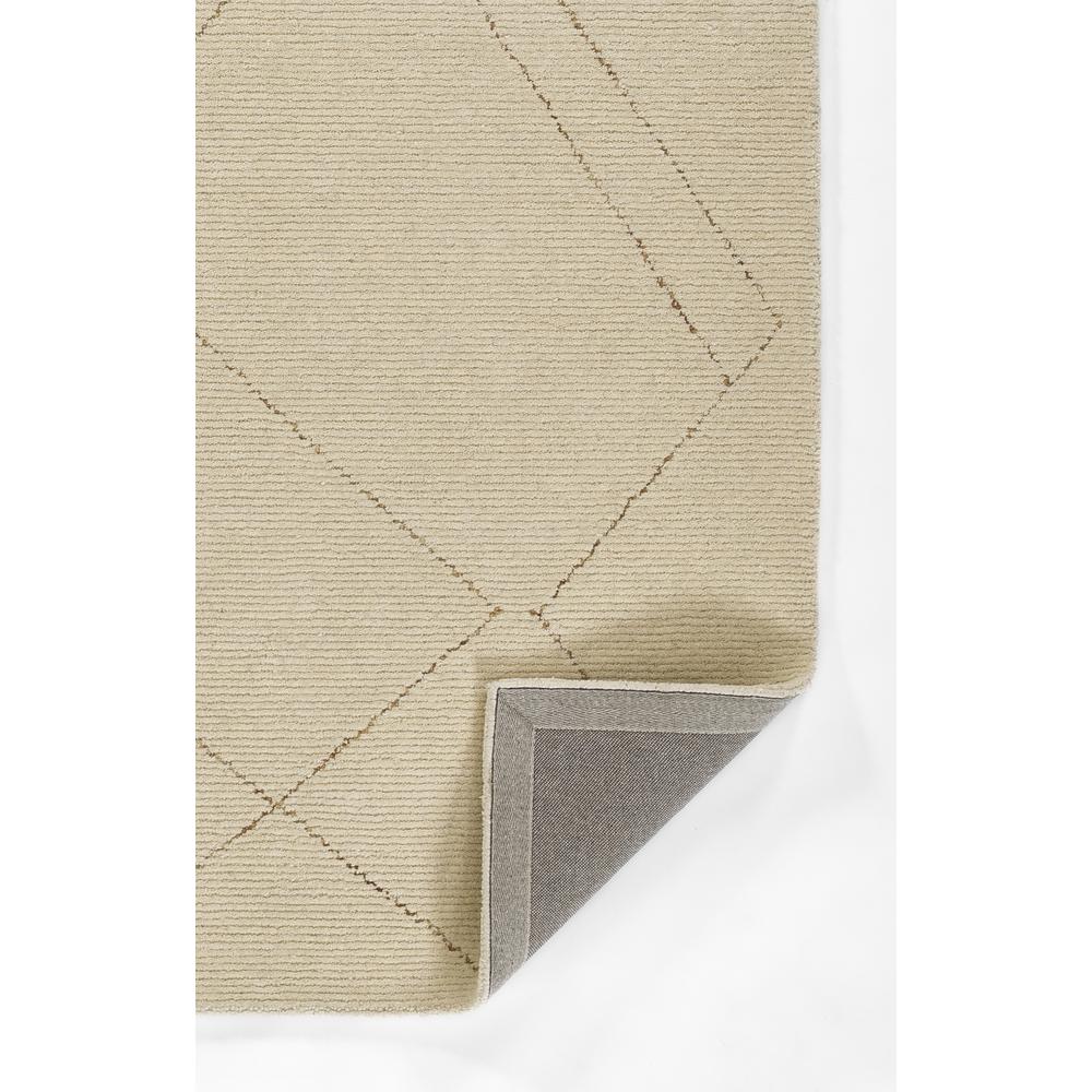 Contemporary Runner Area Rug, Ivory, 2'3" X 8' Runner