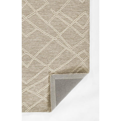 Contemporary Runner Area Rug, Natural, 2'3" X 8' Runner