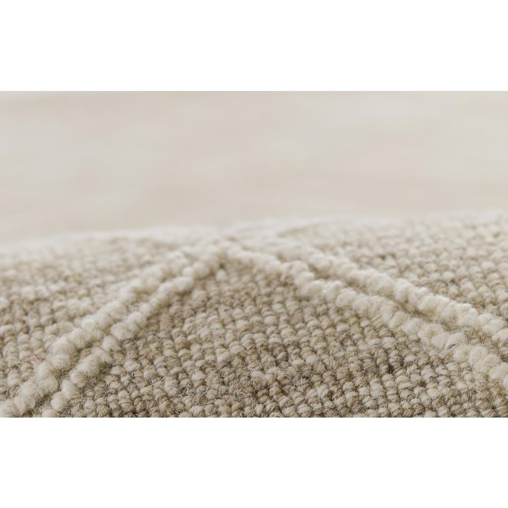 Contemporary Runner Area Rug, Natural, 2'3" X 8' Runner