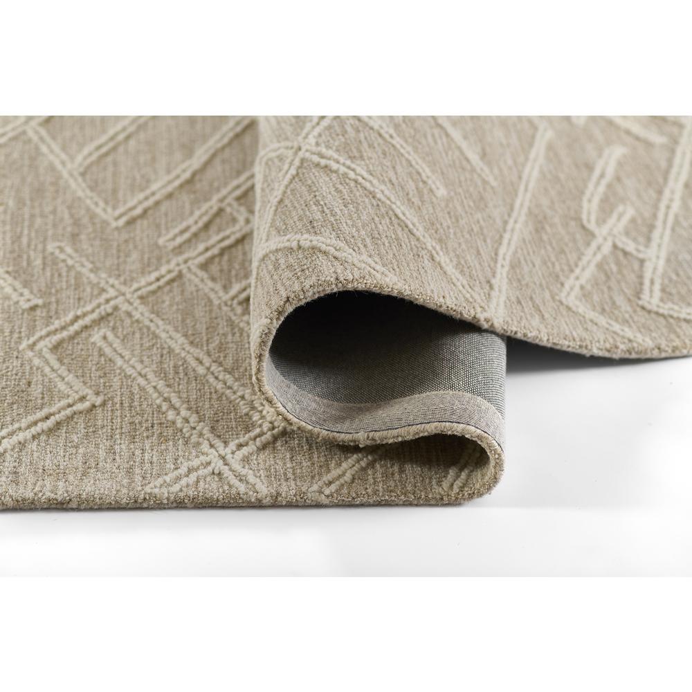 Contemporary Runner Area Rug, Natural, 2'3" X 8' Runner