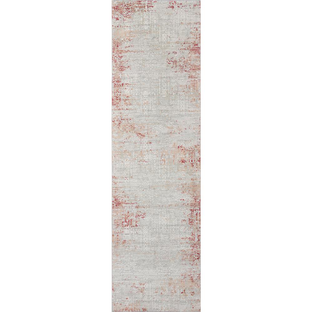 Traditional Runner Area Rug, Red, 2'2" X 7'7" Runner
