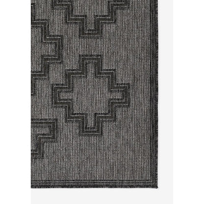Transitional Runner Area Rug, Charcoal, 2'7" X 7'6" Runner