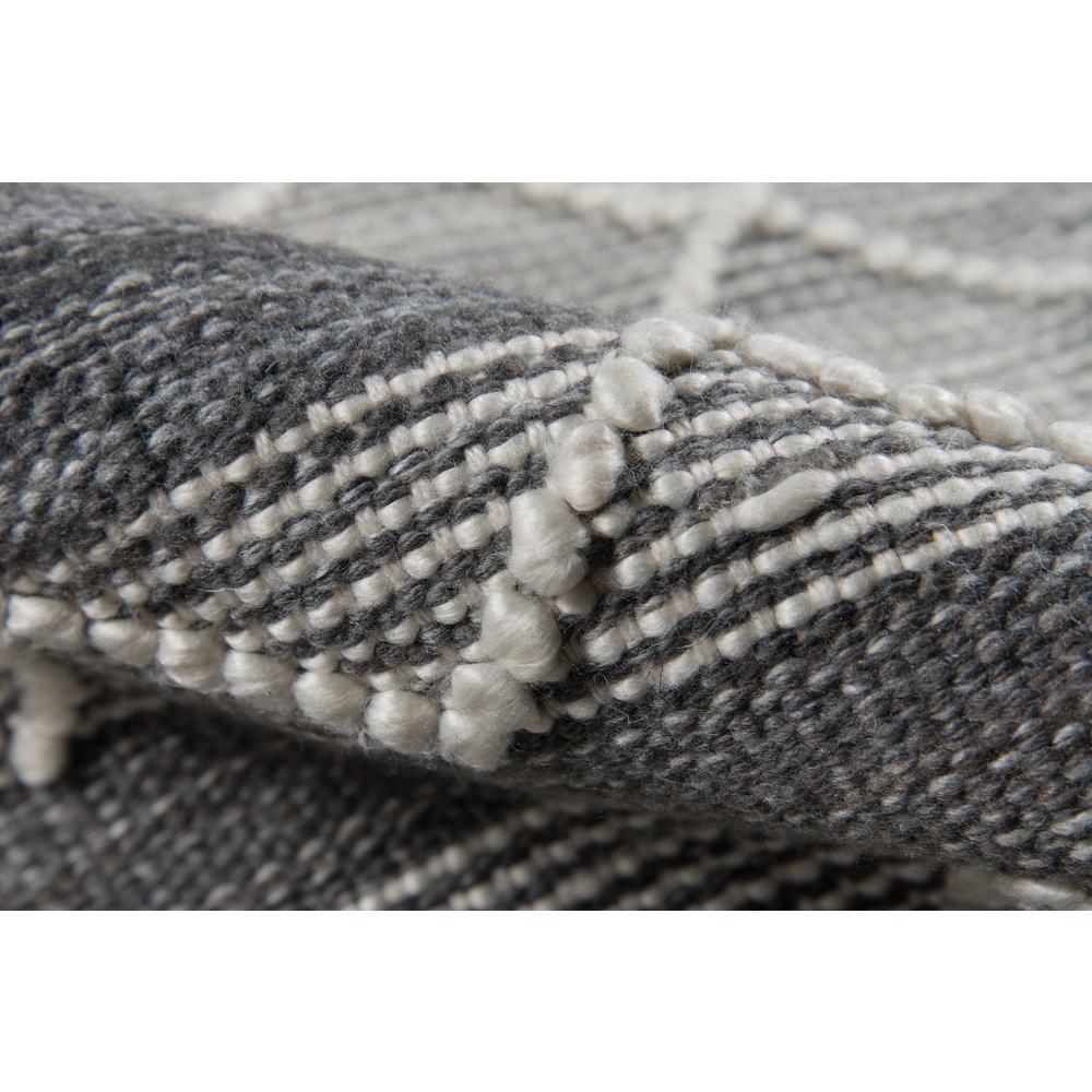 Contemporary Runner Area Rug, Grey, 2'3" X 8' Runner